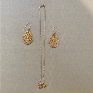 Elegant Lucky Elephant Jewelry Set